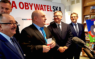 Komorowski poparł olsztyńskich kandydatów Platformy. Były prezydent skomentował wypowiedź Wałęsy o wycofaniu poparcia dla PO